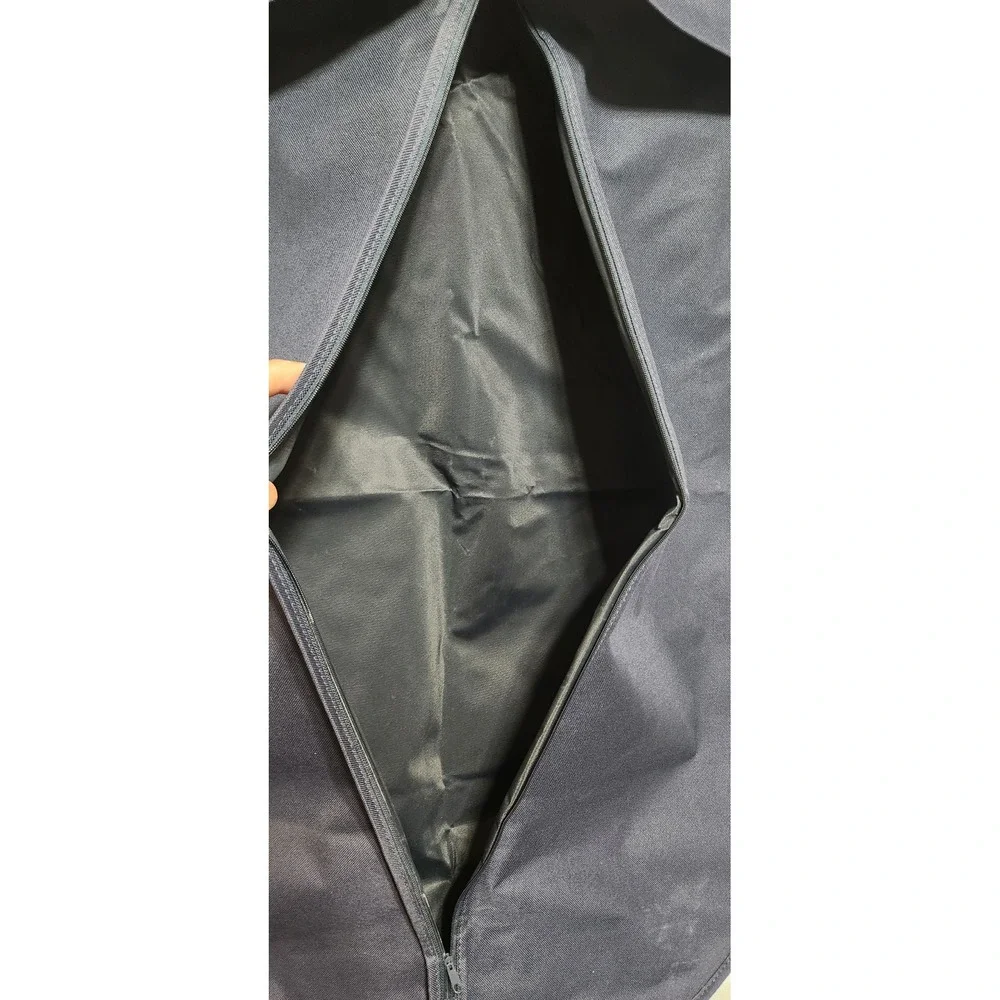 Ralph Lauren Garment Bag Navy Blue Gold Logo Travel Suit Cover Carry Handles